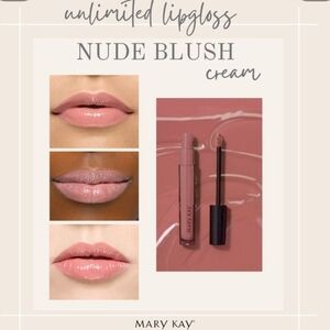 Mary Kay Nude Blush Cream Lipgloss - Soft Pink Nude